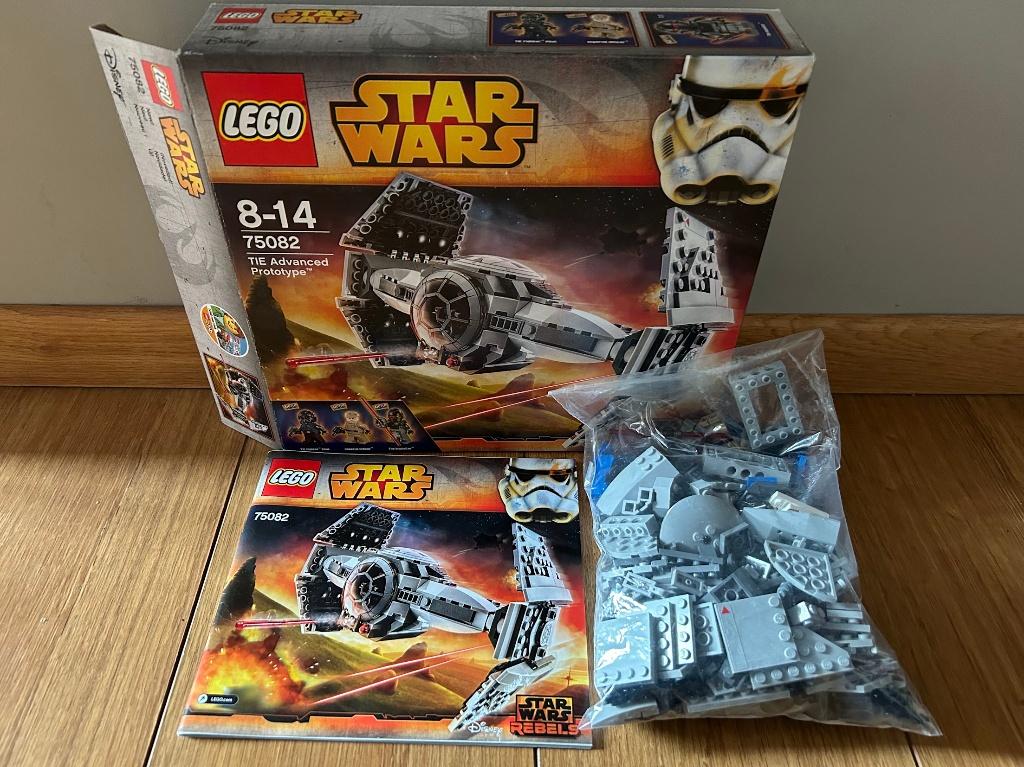75082 LEGO TIE Advanced Prototype, Lego, Ensemble complet, Comme neuf, Boîte incluse
