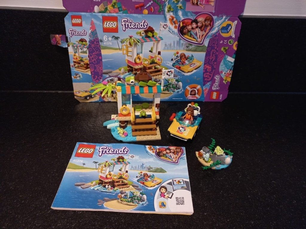 LEGO Friends 41376 – La mission de sauvetage des tortues, Lego, Inclusief accessoires, Friends, Ophalen of Verzenden