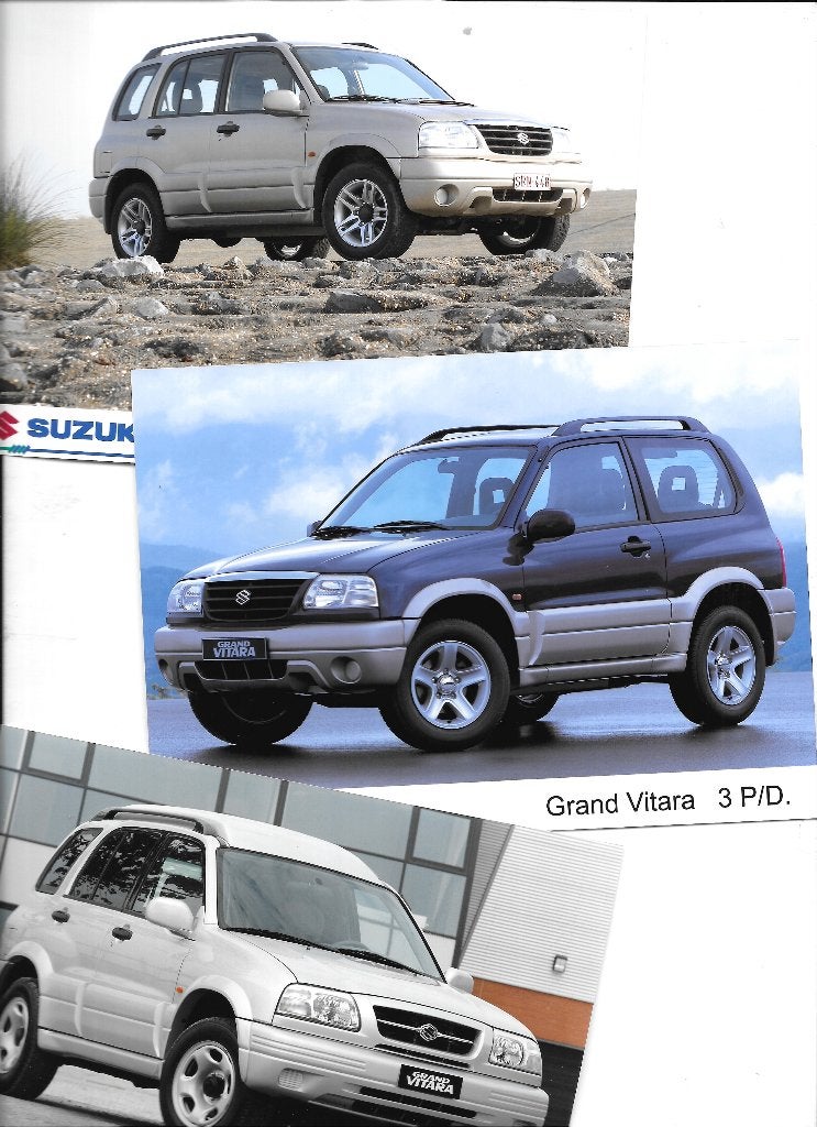 SUZUKI GRAND VITARA,  persfoto's 2000, Boeken, Ophalen of Verzenden, Zo goed als nieuw, Overige merken