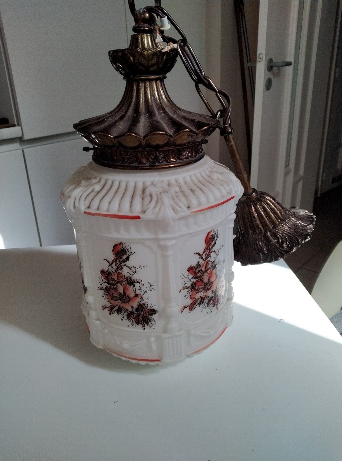 opaline luchter, Ophalen of Verzenden