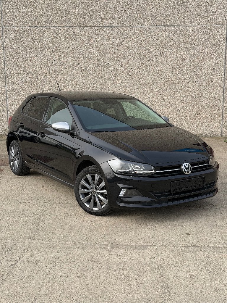 Volkswagen polo 2020 - 1.0 benzine, Auto's, Voorwielaandrijving, Stof, Euro 6, Zwart