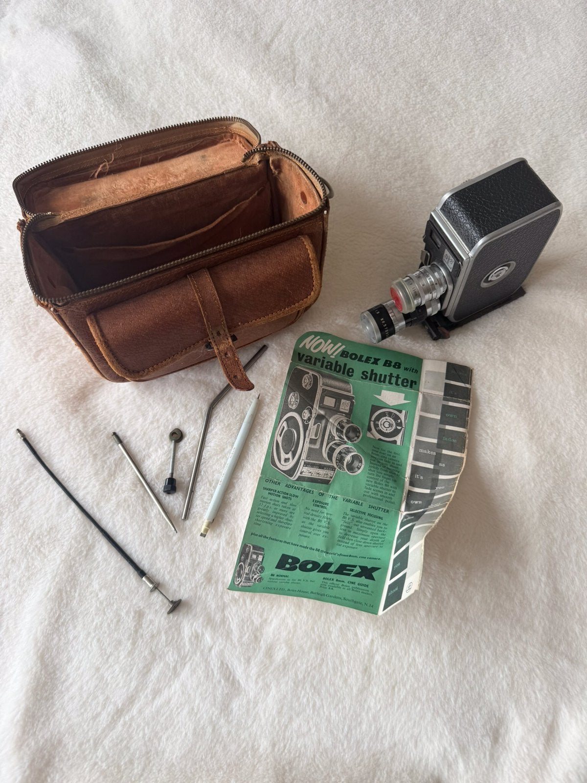 Paillard Bolex B8, Verzamelen, Foto-apparatuur en Filmapparatuur, Ophalen, 1940 tot 1960, Filmcamera