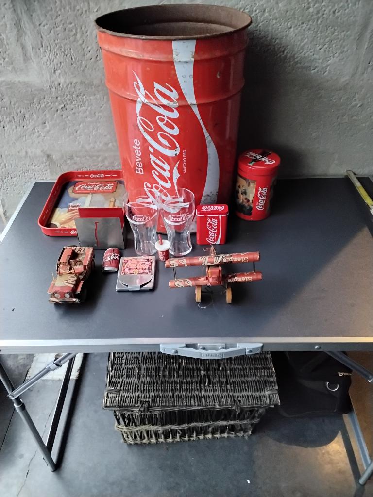 Verzameling coca cola, Ophalen, Gebruikt