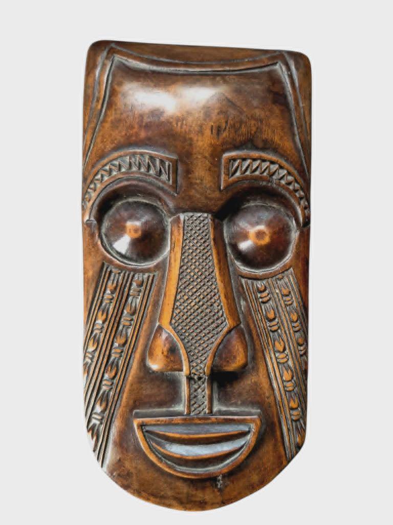 Tukula Kuba box uit Congo, Antiek en Kunst, Ophalen