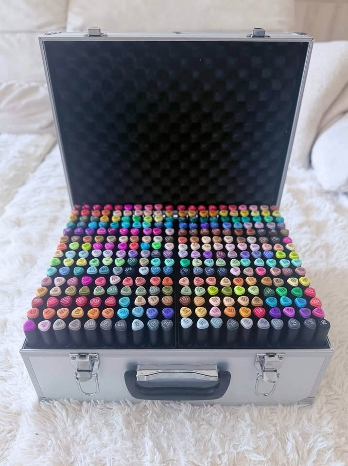 DécoTime 300 alcohol twinmarkers, Hobby en Vrije tijd, Tekenen, Ophalen, Zo goed als nieuw, Potlood of Stift