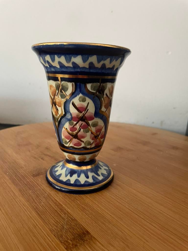 Vintage Majolica Holland Vaas, Antiek en Kunst, Ophalen of Verzenden