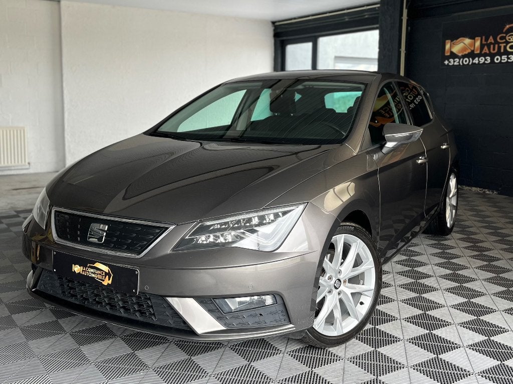 Seat Leon 1.0TSI DSG 1e eigenaarsgarantie 12 maanden, Auto's, Seat, 4 cilinders, Leon, Alcantara, https://public.car-pass.be/vhr/7f32da2a-6a21-4aaf-a654-4b94963a4779?lang=fr