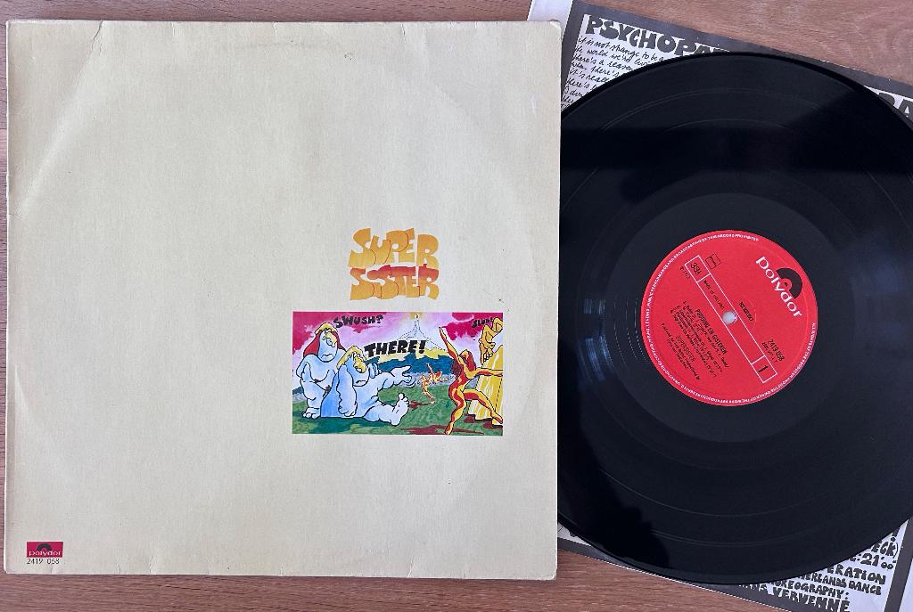 SUPERSISTER - Pudding and gisteren ( LP, 12 pouces, 1970 - 1979, Envoi, Avec pochette intérieure