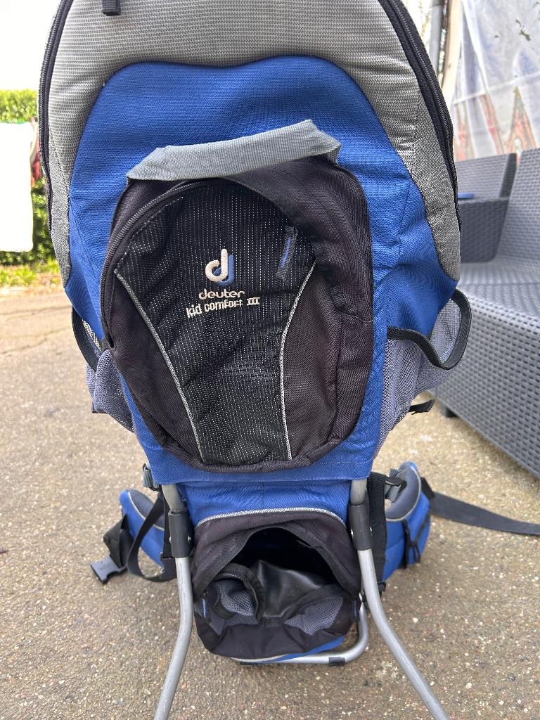 Deuter kid comfort III, Kinderen en Baby's, Gebruikt, Rug, Draagzak, Ophalen