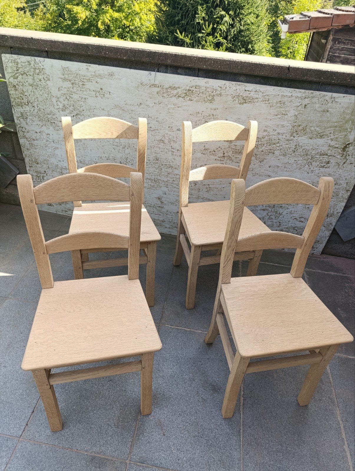 chaises de herve aérogommer, Enlèvement ou Envoi, Chêne