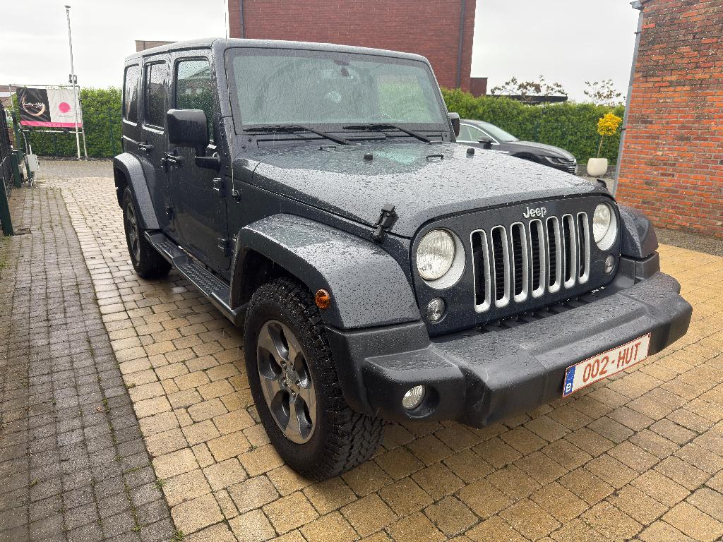 Jeep Wrangler 2.8 CRD - Sahara-  Lichte Vrachtwagen - 2019, Auto's, Automaat, Navigatiesysteem, Leder, Diesel