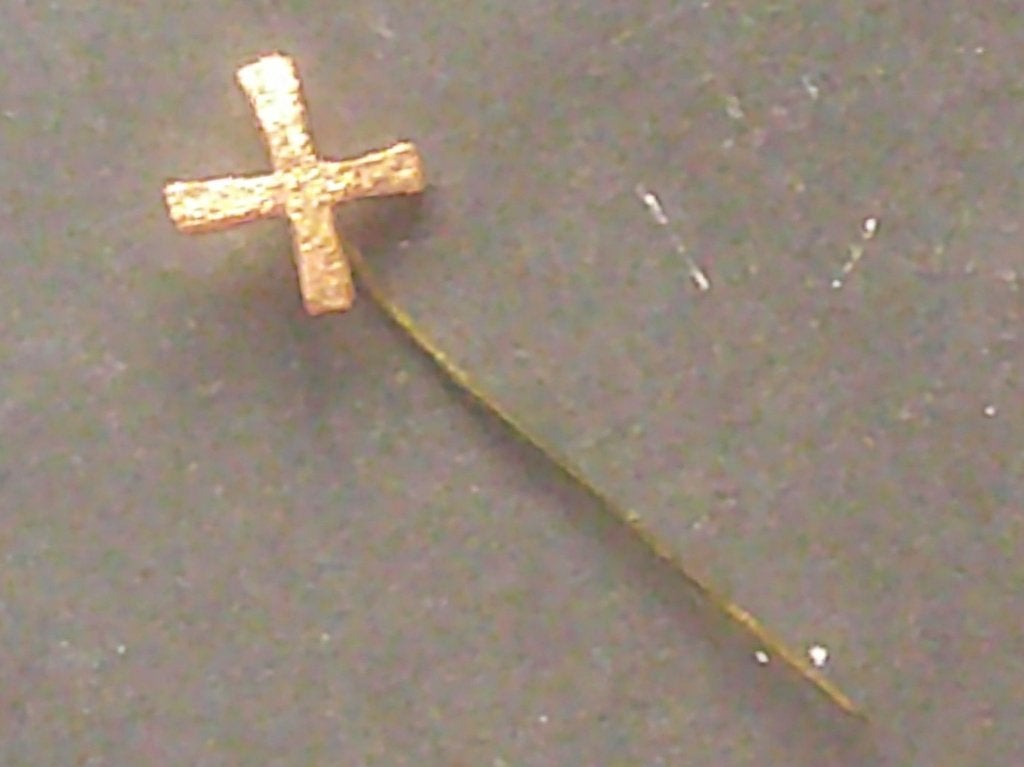 Congo belge épinglette des anciens de la province du Katanga, Envoi, Armée de terre, Emblème ou Badge