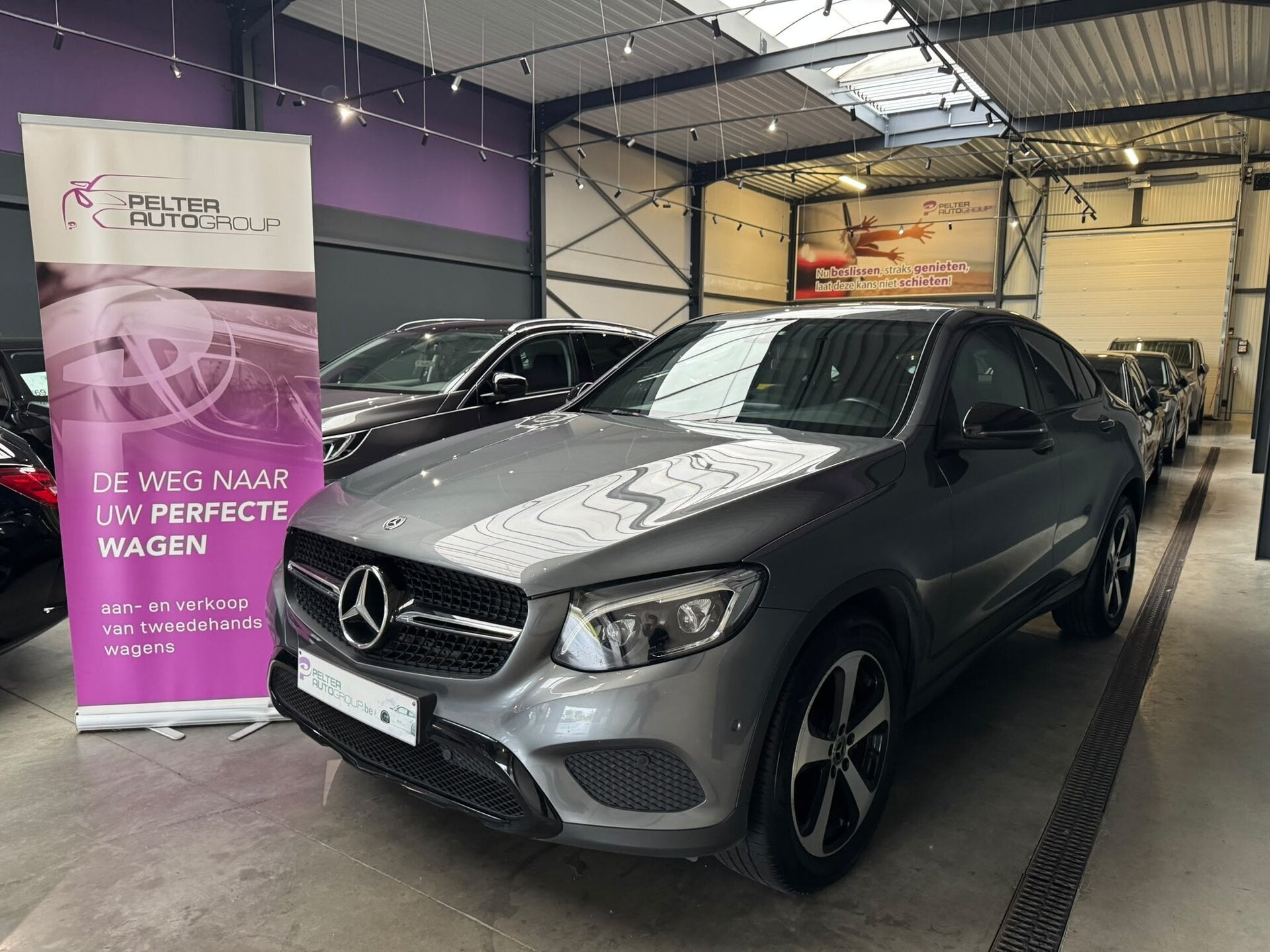 Mercedes-Benz GLC 220 cdi Coupé 4-Matic 170pk, Autos, 0 kg, Argent ou Gris, Achat, Euro 6