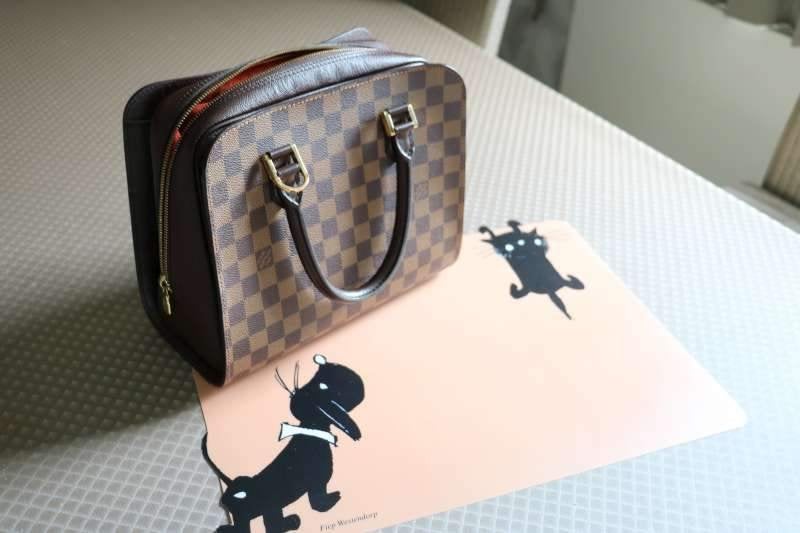 HANDTAS LOUIS VUITTON, Handtassen en Accessoires, Tassen | Damestassen, Ophalen of Verzenden, Zo goed als nieuw, Bruin, Handtas