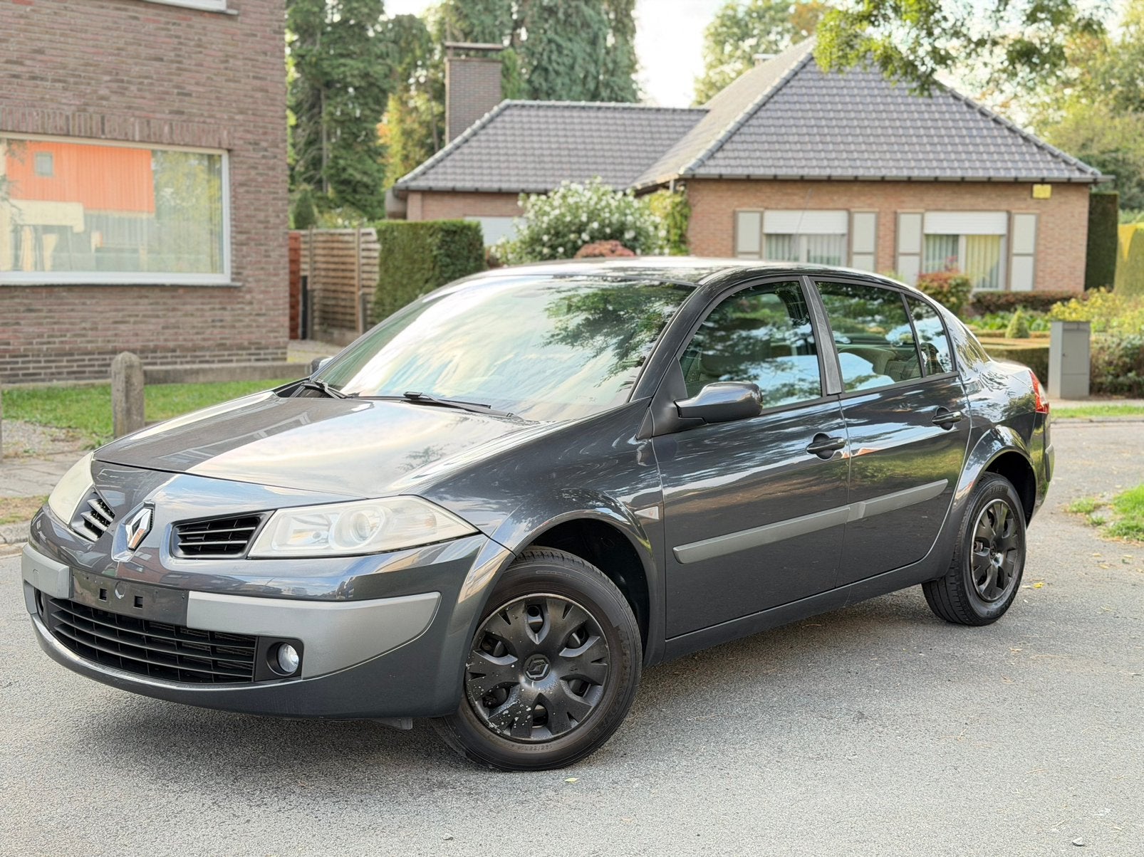 Renault Meganne 1.4 benzine 72 kw 98 pk 2008 airco, Autos, Argent ou Gris, Achat, Alarme, 72 kW