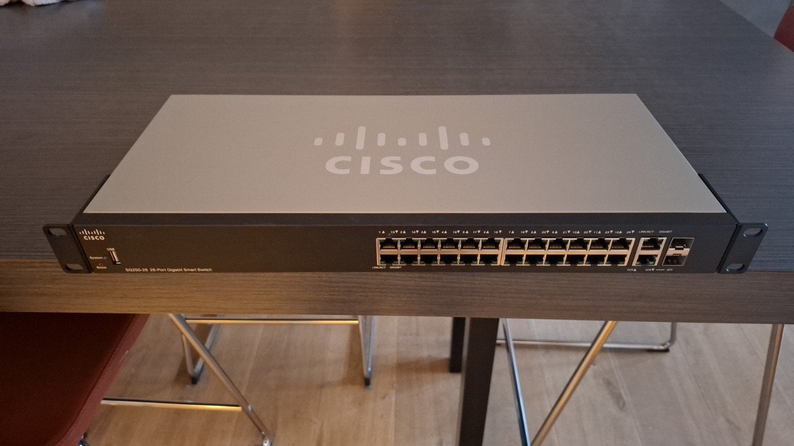 Cisco SG250-26, Enlèvement
