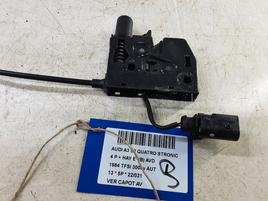 SERRURE CAPOT Audi S3 Sportback (8VA / 8VF), Autos : Pièces & Accessoires, Carrosserie & Tôlerie, Audi, Utilisé