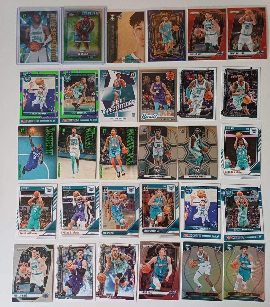 NBA cards Charlotte Hornets, Enlèvement, Neuf, Plusieurs images