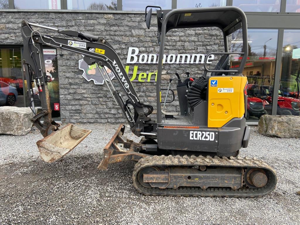 Minipelle Volvo ECR25, Enlèvement, Excavatrice