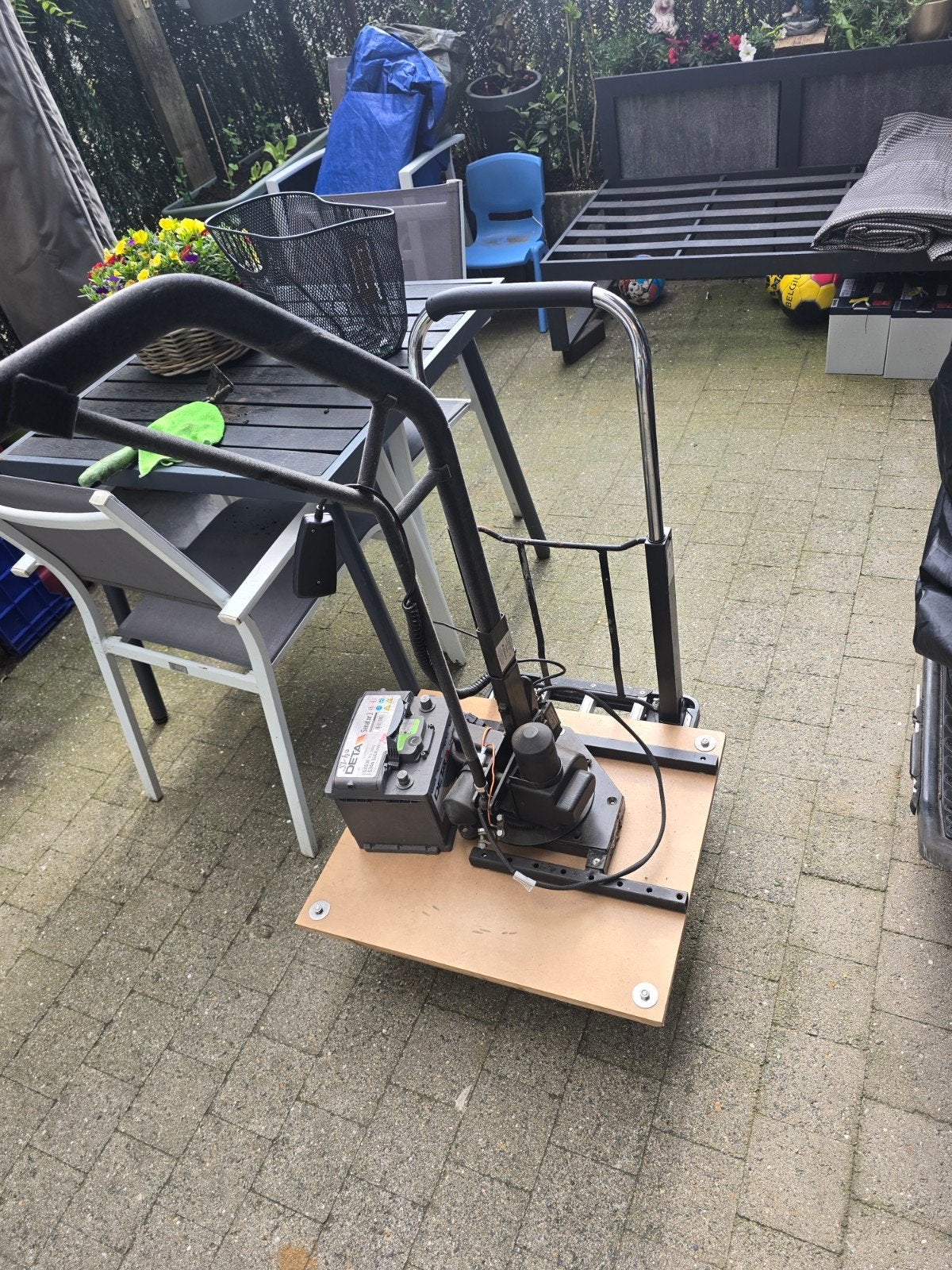 Kraan voor scootmobiel  werkt perfect!, Enlèvement