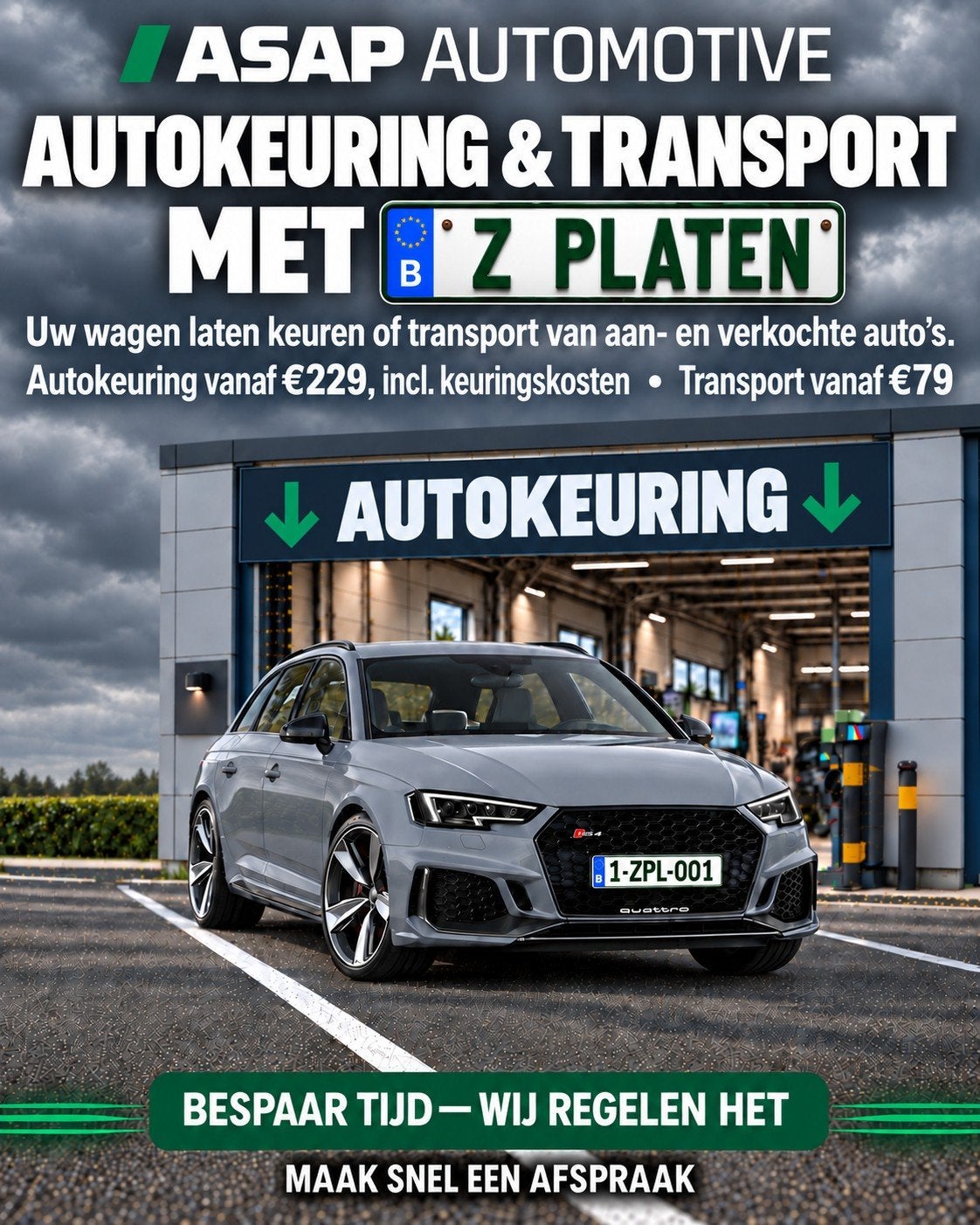 AUTOKEURING & TRANSPORT - Z-PLATEN SERVICE, Enlèvement