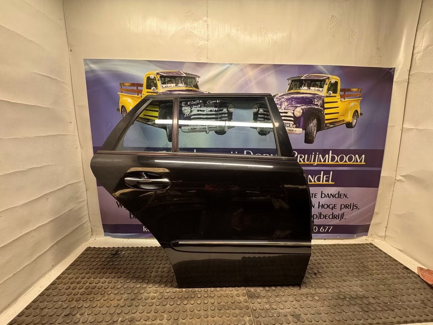 Mercedes E klasse 2002-2009 deur rechts achter kleur 197, Auto-onderdelen, Gebruikt, Mercedes-Benz AG, Deur, Mercedes-Benz