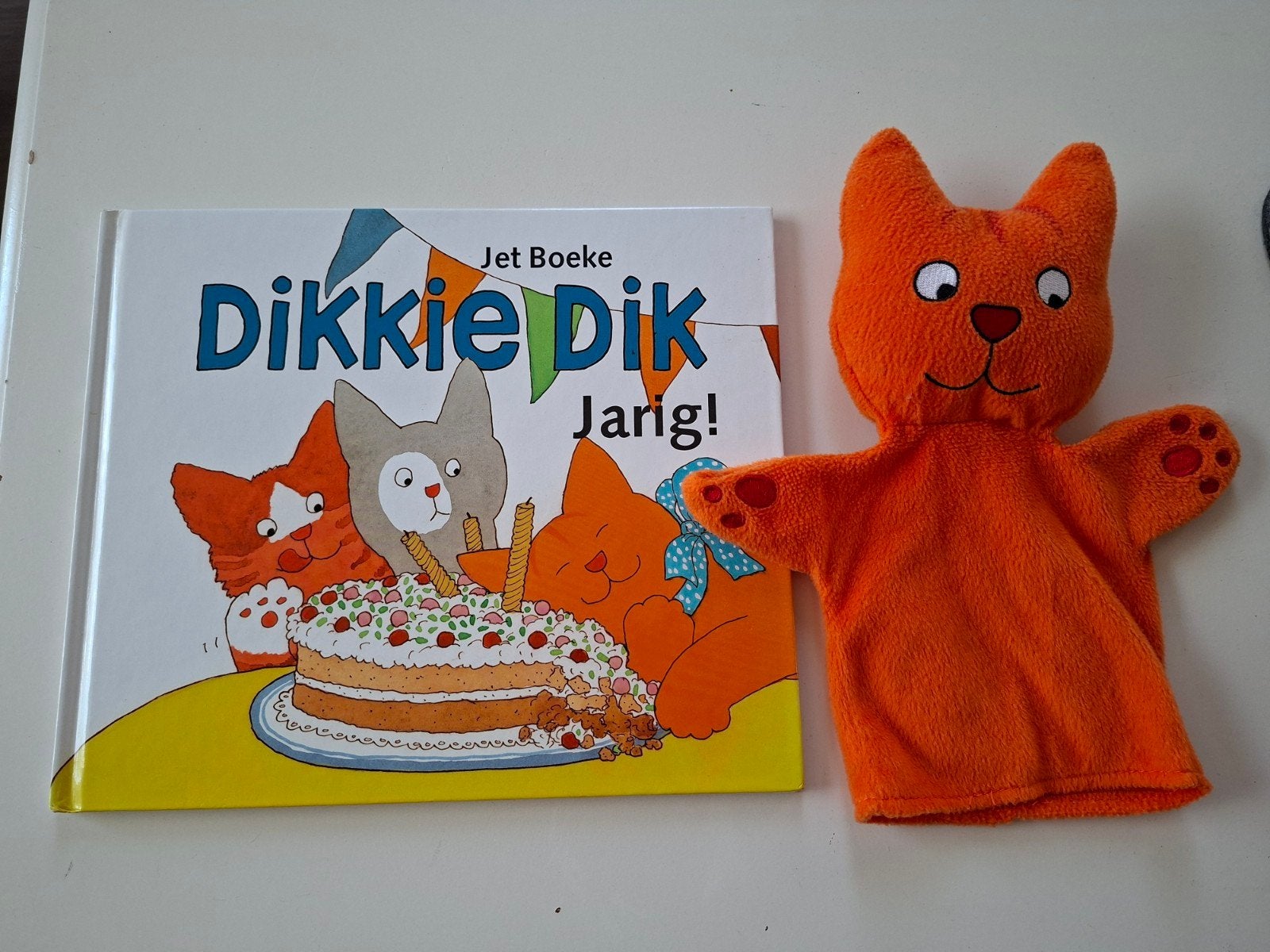 pakket dikkie dik :  2 boeken en handpop, Boeken, Ophalen of Verzenden