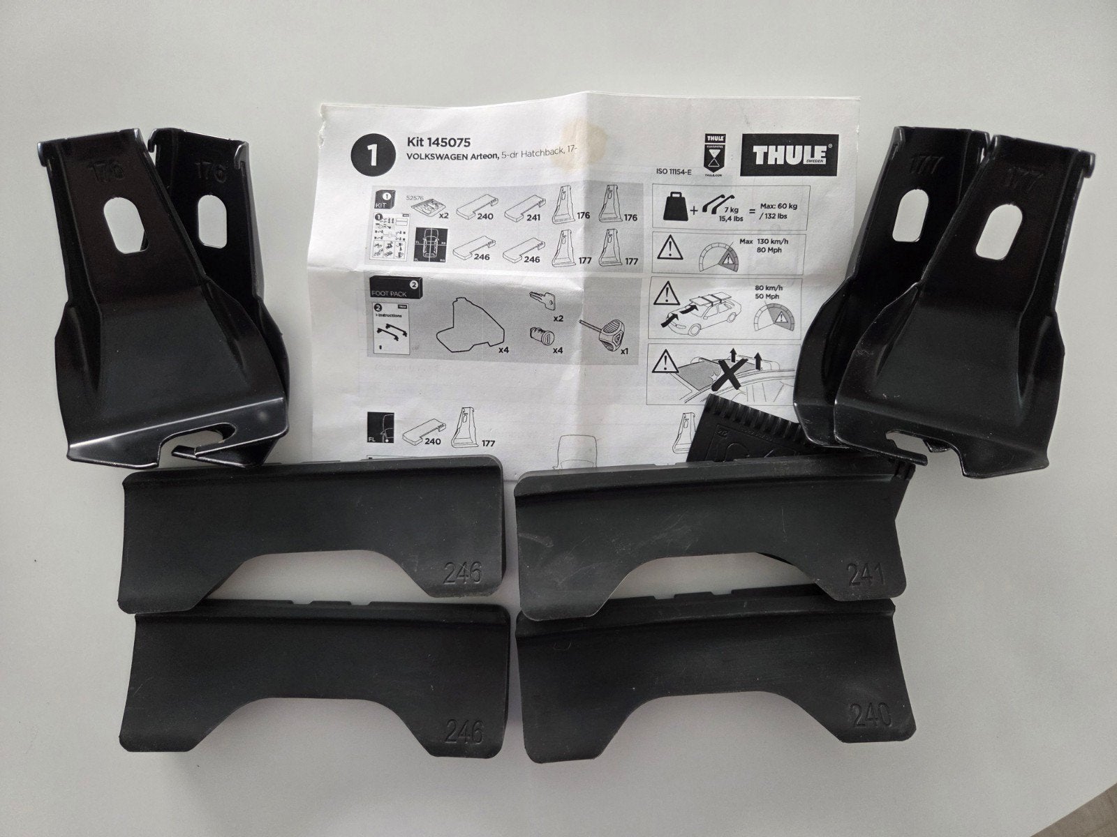 Kit Thule 145075, Enlèvement