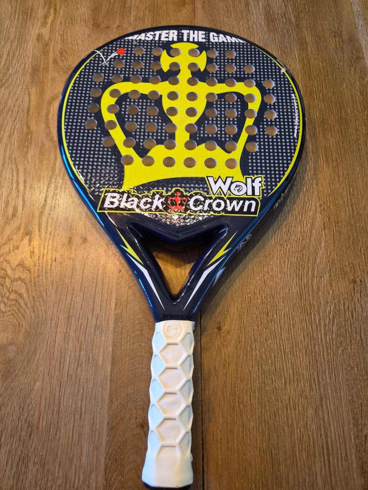 padel racket Black Crown Wolf, Ophalen, Gebruikt, Padelracket