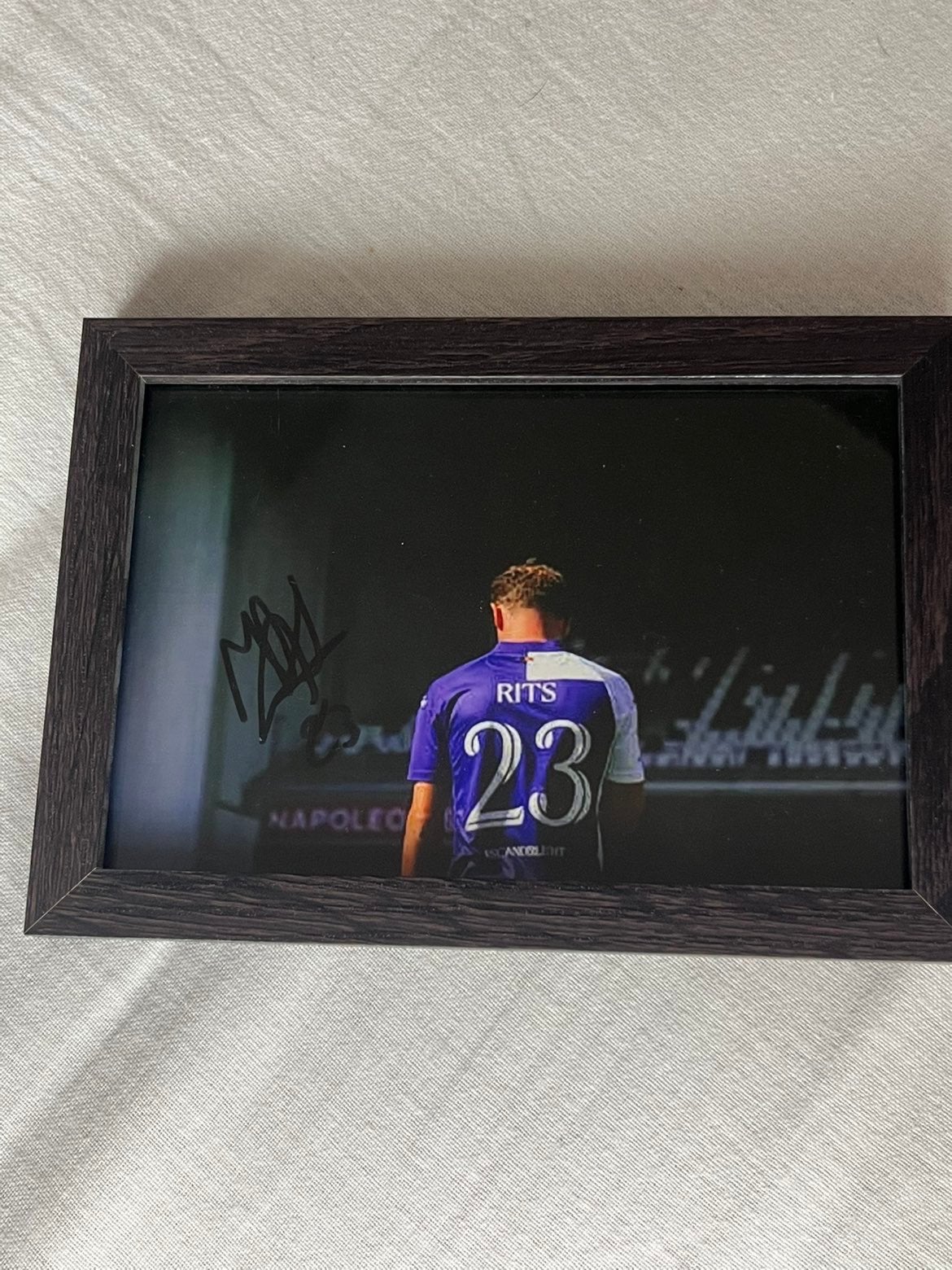 Mats Rits handtekening, Verzamelen, Ophalen of Verzenden, Nieuw, Spelerskaart