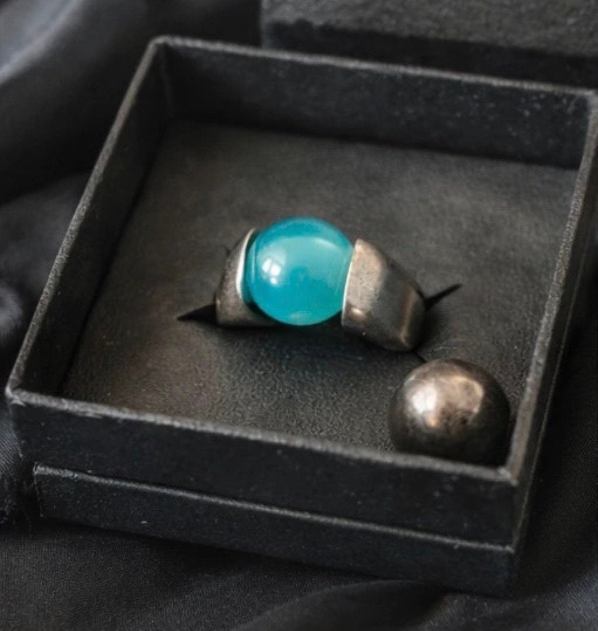 Bague Cateye Melano, Handtassen en Accessoires, Gebruikt, Ophalen of Verzenden, Kleiner dan 17, Dame