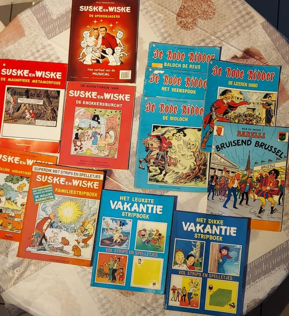 Lot de 10 BD Belges Classiques, Enlèvement ou Envoi