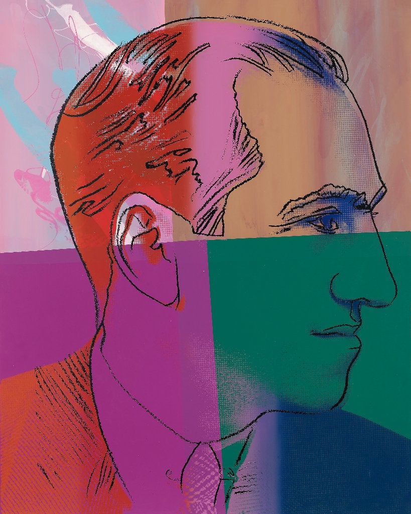 Andy Warhol Ten Portraits of Jews. IV George Gershwin, Antiek en Kunst, Kunst | Litho's en Zeefdrukken, Ophalen of Verzenden, Lithografie