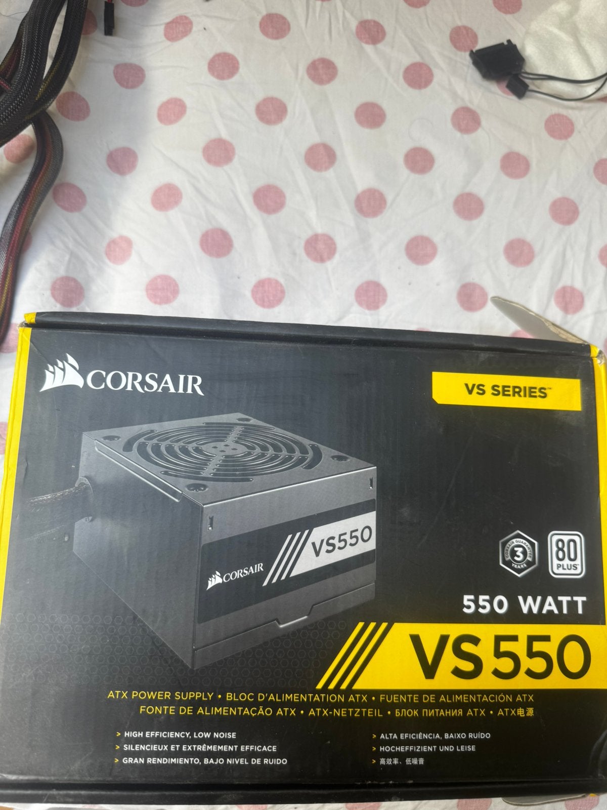 Alimentation pc corsaire VS550, Enlèvement ou Envoi, Comme neuf