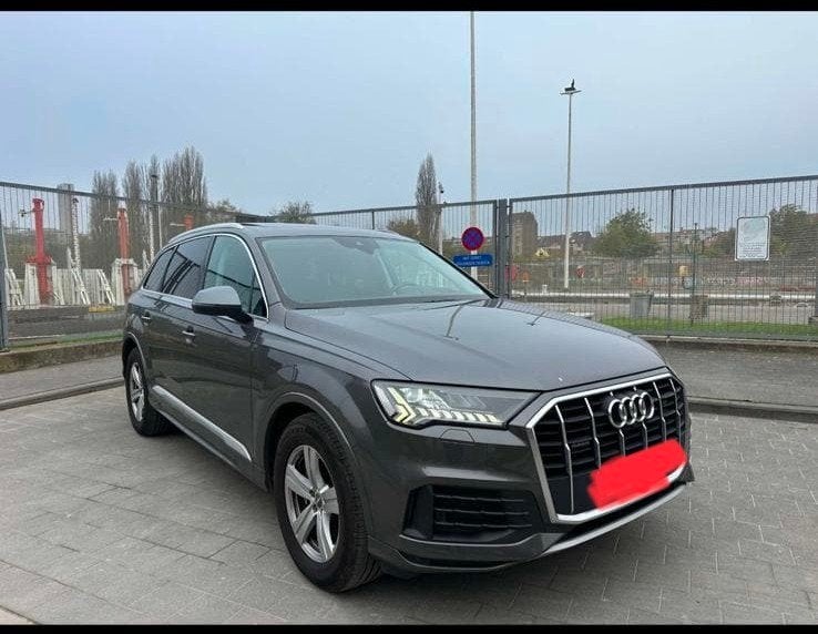 Audi Q7 turbo, Autos, Cuir, Argent ou Gris, Achat, 5 portes