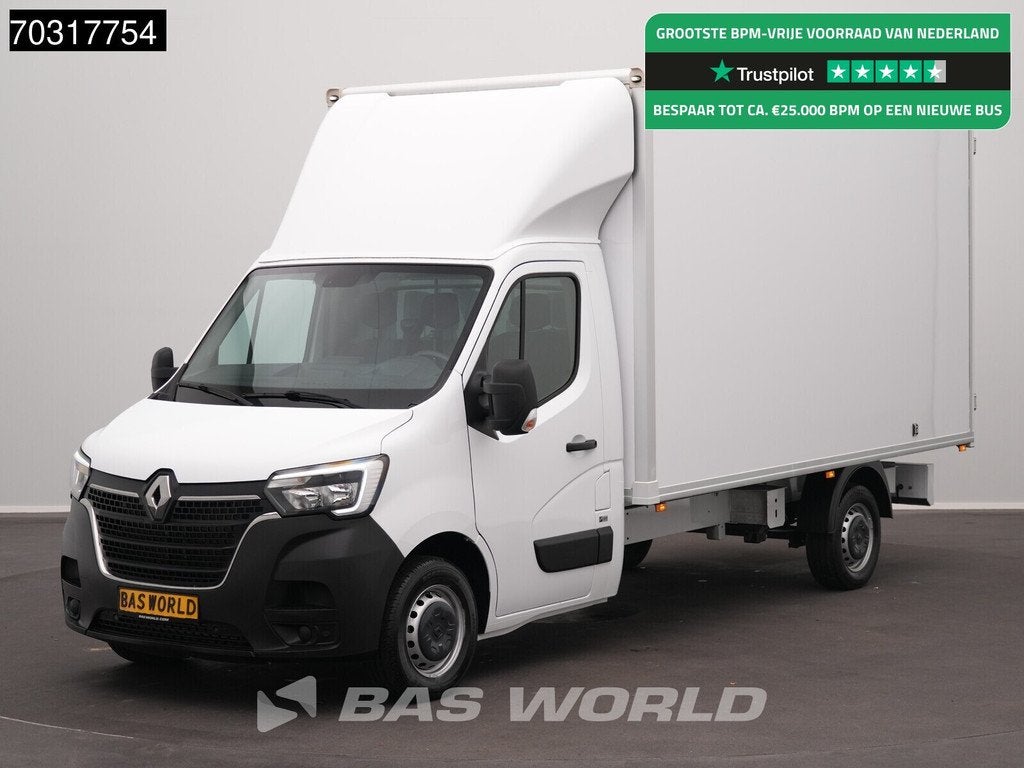 Renault Master 145PK Bakwagen Achterdeuren LED Airco Cruise, Stof, Gebruikt, 4 cilinders, Renault