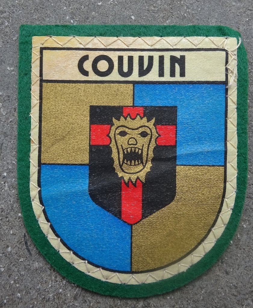 BRIGADE PIRON - FRATERNELLE SECTION DE COUVIN - INSIGNE, Envoi, Armée de terre, Emblème ou Badge