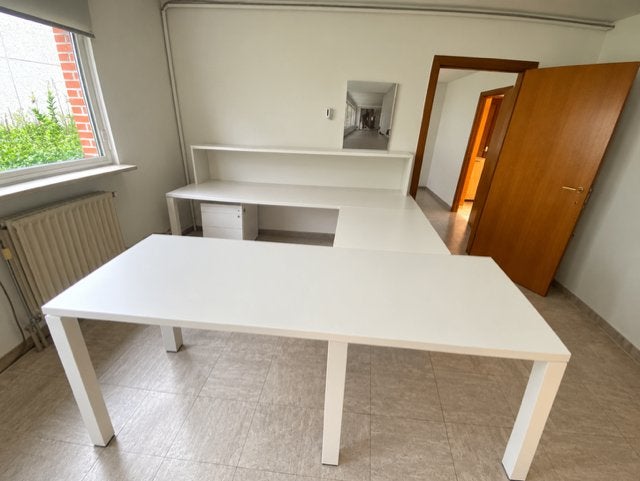 Bureautafel en stoelen, Huis en Inrichting, Ophalen, Demontabel, 180 cm, Hoekbureau