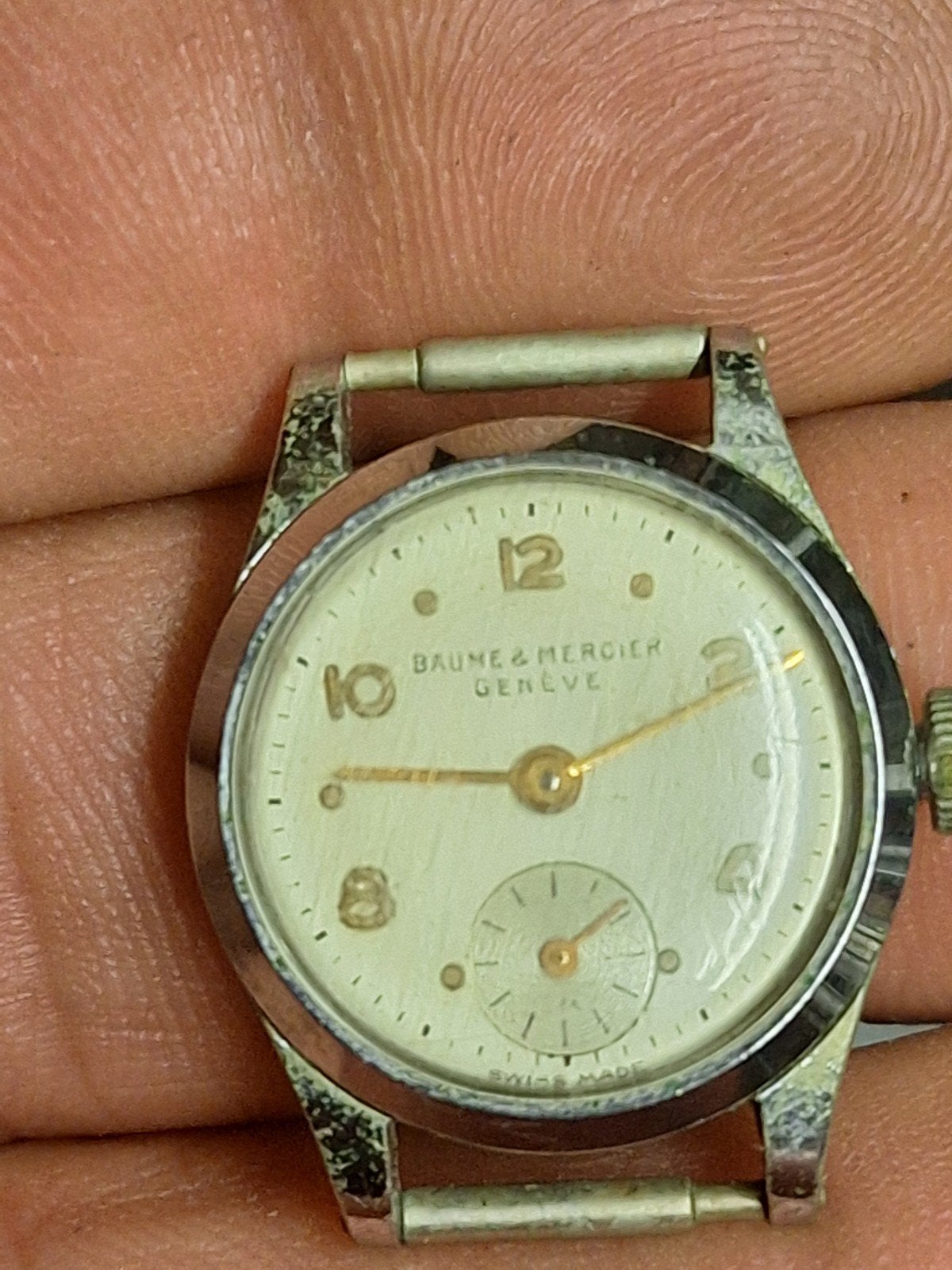montre femme style infirmière beaume et mercier 1940 ww2, Enlèvement ou Envoi, Autres