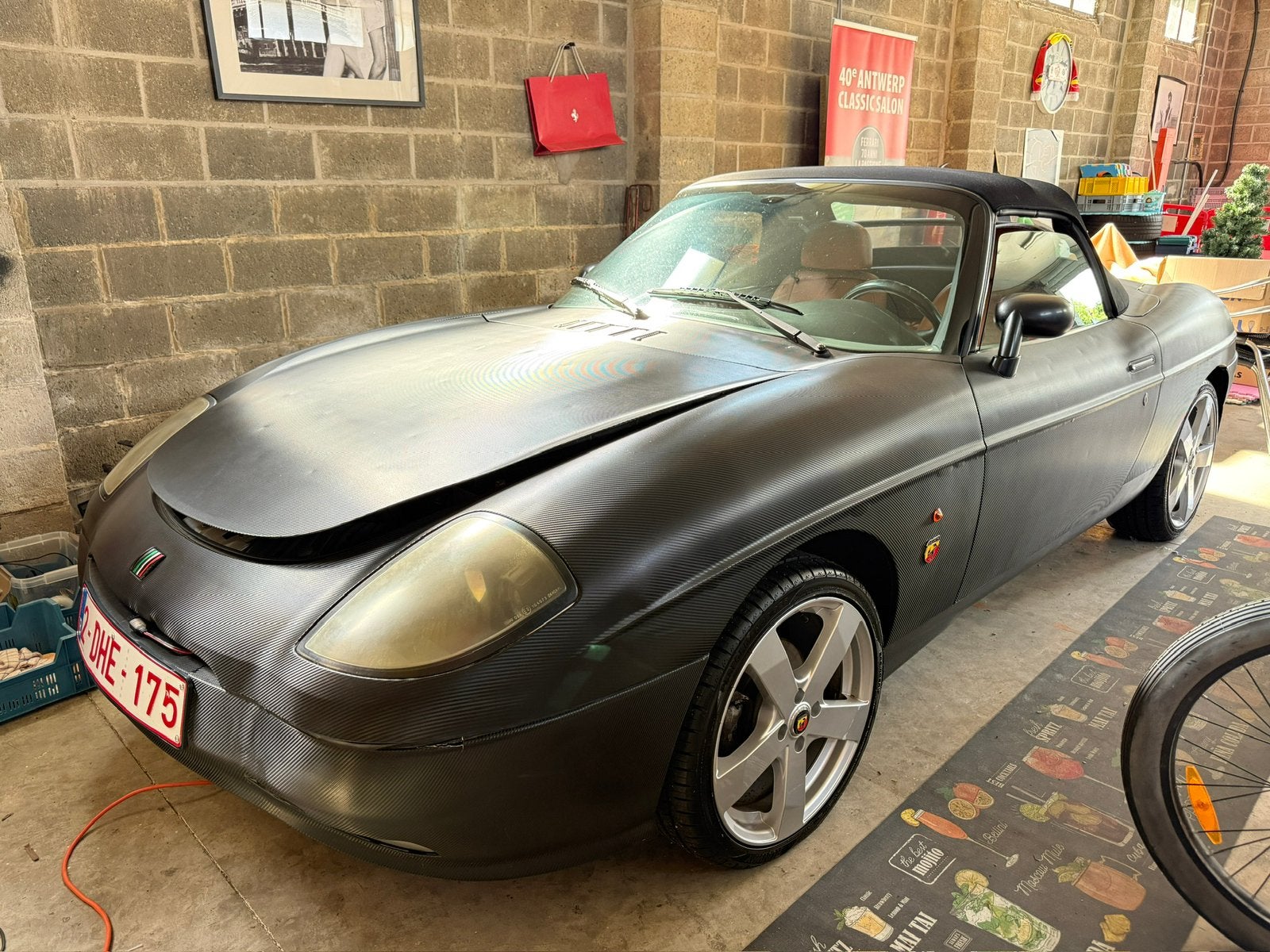 Fiat Barchetta 1.8 benzine oldtimer zeer mooie staat, Auto's, Fiat, Cabriolet, Leder, Handgeschakeld, Particulier