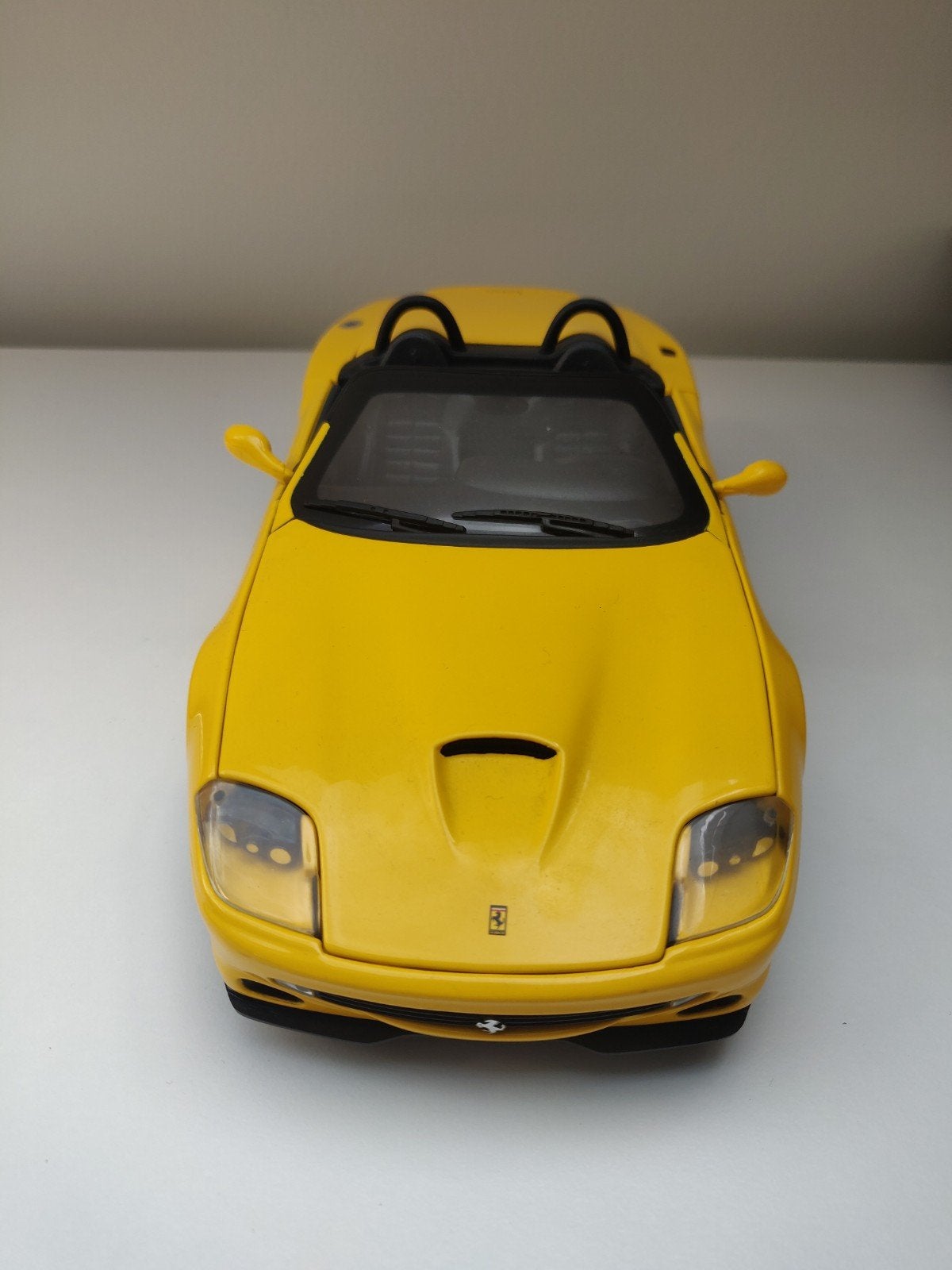 Hot Wheels 1/18 - Ferrari 550 Barchetta Pininfarina, Enlèvement ou Envoi, Comme neuf, Voiture, Hot Wheels