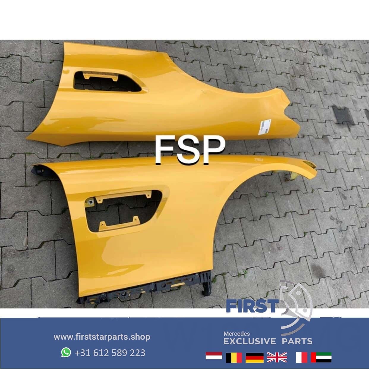 W190 C190 R190 AMG GT GTR GTC GTS ZIJSCHERMEN SET LINKS + RE, Gebruikt, -, Ophalen of Verzenden, Spatbord