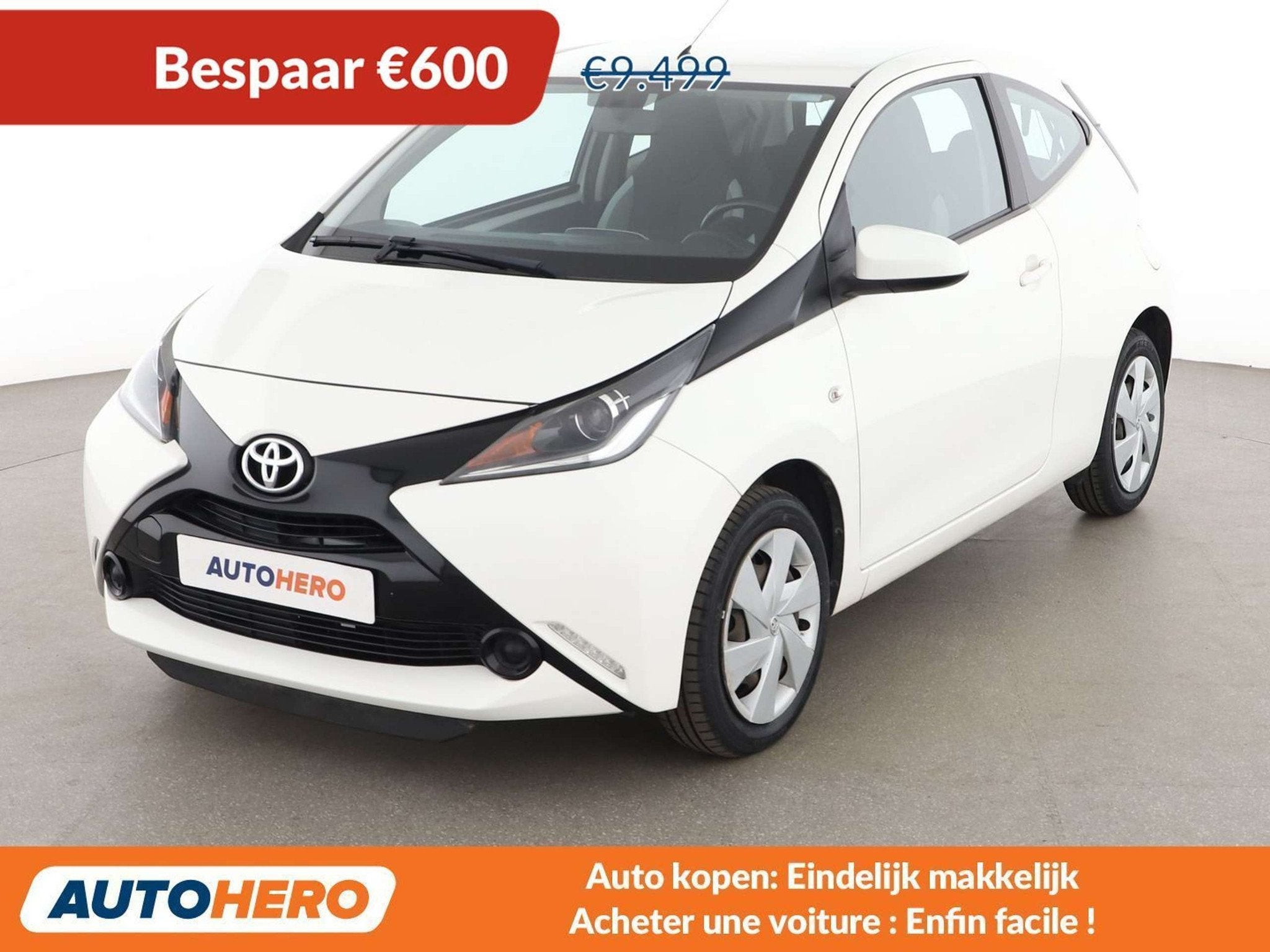 Toyota Aygo 1.0 X (année de construction 2016), Achat, 998 cm³, https://public.car-pass.be/vhr/88b486f7-0a80-4067-b90d-be09d663155c