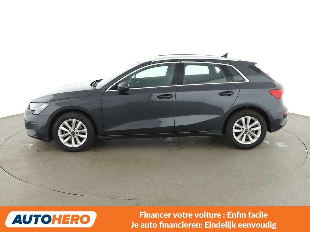 Audi A3 30 TFSI (bj 2023), Auto's, Voorwielaandrijving, Bluetooth, Gebruikt, Leder