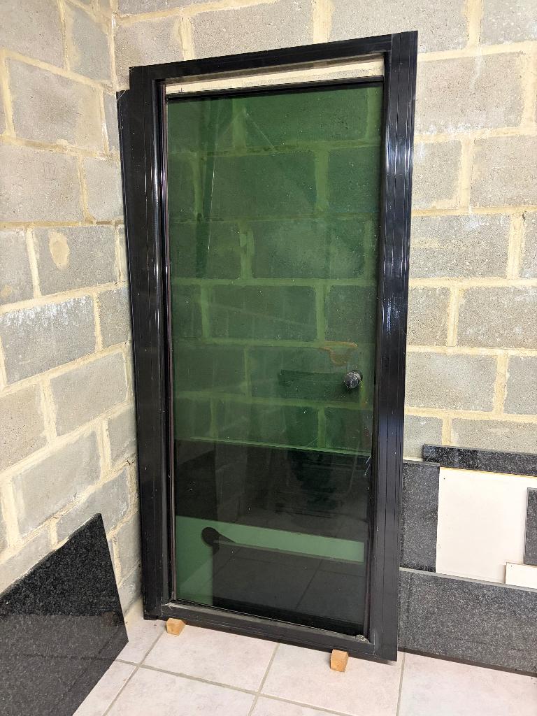 Douchedeur, Doe-het-zelf en Bouw, Ophalen, Gebruikt, Glas, Douche
