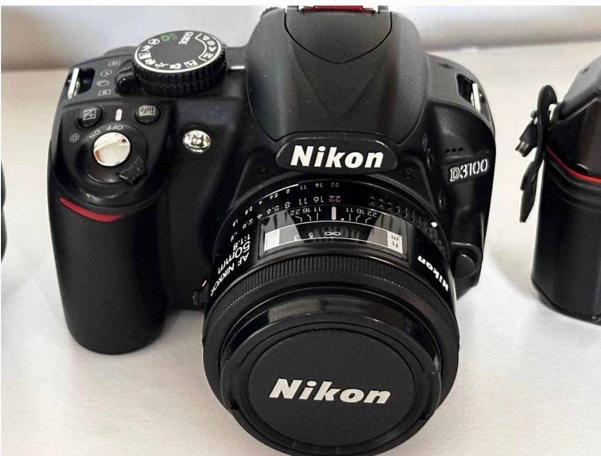 Nikon D3100 + 3 lenzen, 14 mégapixels, Enlèvement, Utilisé, Nikon