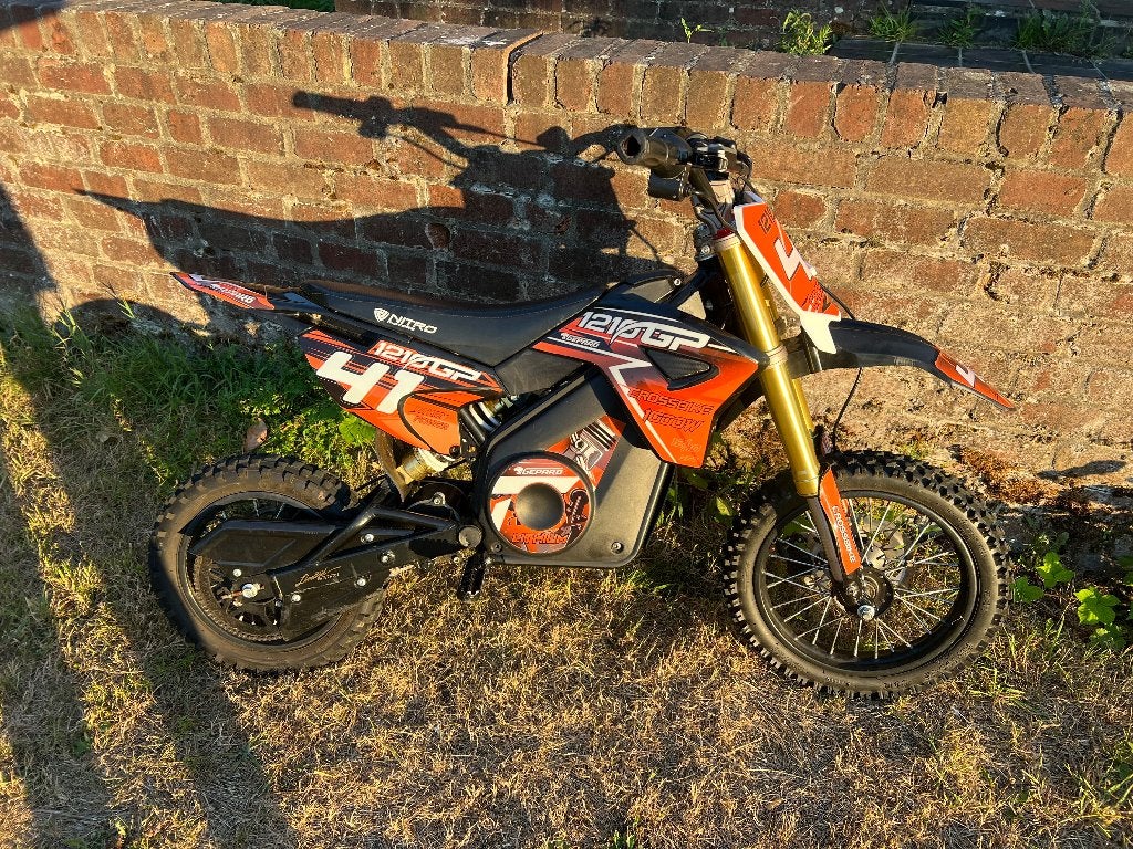 Kinder crosser nitro 1000w, Fietsen en Brommers, Minibikes, Midibikes en Pitbikes, Nitro, Ophalen of Verzenden, Zo goed als nieuw