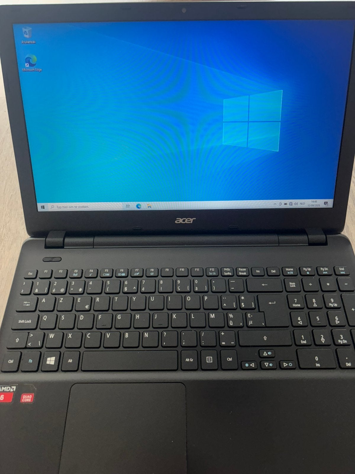 Acer E5-521, Computers en Software, Ophalen of Verzenden, Zo goed als nieuw, 8 GB