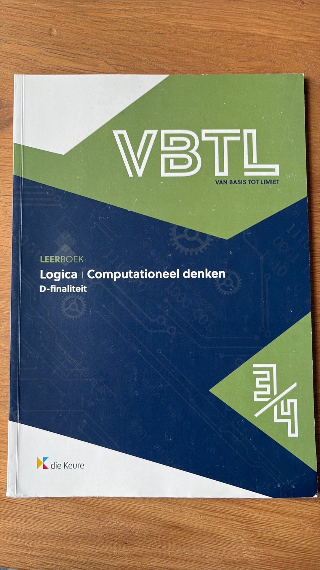 VBTL 3/4 Logica D-finaliteit, Ophalen, Zo goed als nieuw