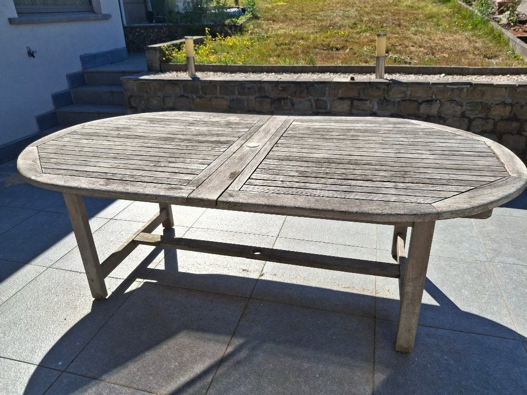 Tuintafel teak, Tuin en Terras, Ophalen